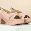 Inc.5 SALE PLATFORM SUEDE SANDAL - PEACH