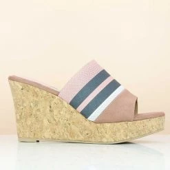 Inc.5 CORK COVERED PLATFORM-PEACH