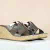 Inc.5 CORK COVERED PLATFORM MULE-GUN METAL 1 Inc.5 CORK COVERED PLATFORM MULE-GUN METAL