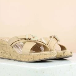 Inc.5 PLATFORM MULE-BEIGE