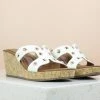 Inc.5 SALE STUDDE PLATFORM MULE-WHITE 1 Inc.5 SALE STUDDE PLATFORM MULE-WHITE
