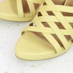 Inc.5 STRAPY HIGH HEEL MULE - YELLOW SALE