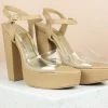 Inc.5 CONE HEEL TRANSPARENT SANDAL