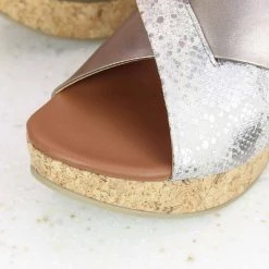 Inc.5 CORK COVERED PLATFORM-GUN METAL