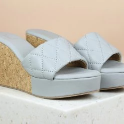 Inc.5 CORK COVERED STITCHED MULES Inc5