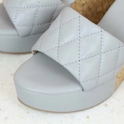 Inc.5 CORK COVERED STITCHED MULES Inc5