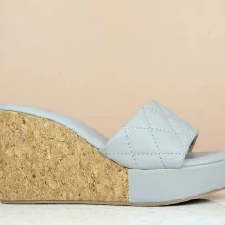 Inc.5 CORK COVERED STITCHED MULES Inc5