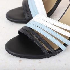 Inc.5 ANKLE STRAP HEELS-BLACK