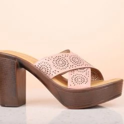 Inc.5 HIGH BLOCK HEEL MULES