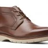 Clarks BAYHILL MID DARK TAN LEA