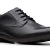Clarks MEN BECKEN LACE BLACK LEATHER
