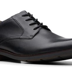 Clarks MEN BECKEN LACE BLACK LEATHER