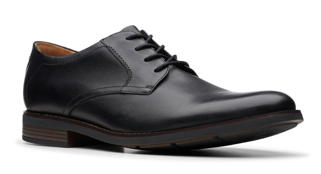 Clarks MEN BECKEN LACE BLACK LEATHER 3 Clarks MEN BECKEN LACE BLACK LEATHER