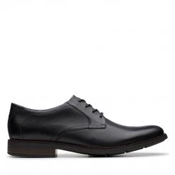 Clarks MEN BECKEN LACE BLACK LEATHER 10 Clarks MEN BECKEN LACE BLACK LEATHER