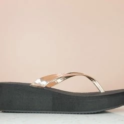 Inc.5 PLATFORM THONG-ROSE GOLD SALE 7 Inc.5 PLATFORM THONG-ROSE GOLD SALE