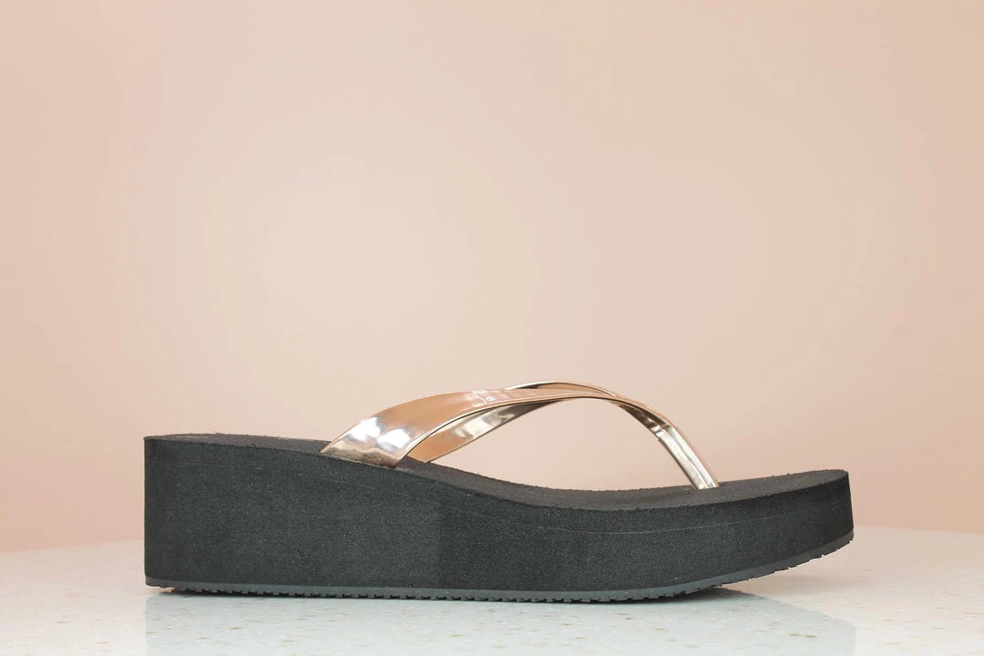 Inc.5 PLATFORM THONG-ROSE GOLD SALE 4 Inc.5 PLATFORM THONG-ROSE GOLD SALE