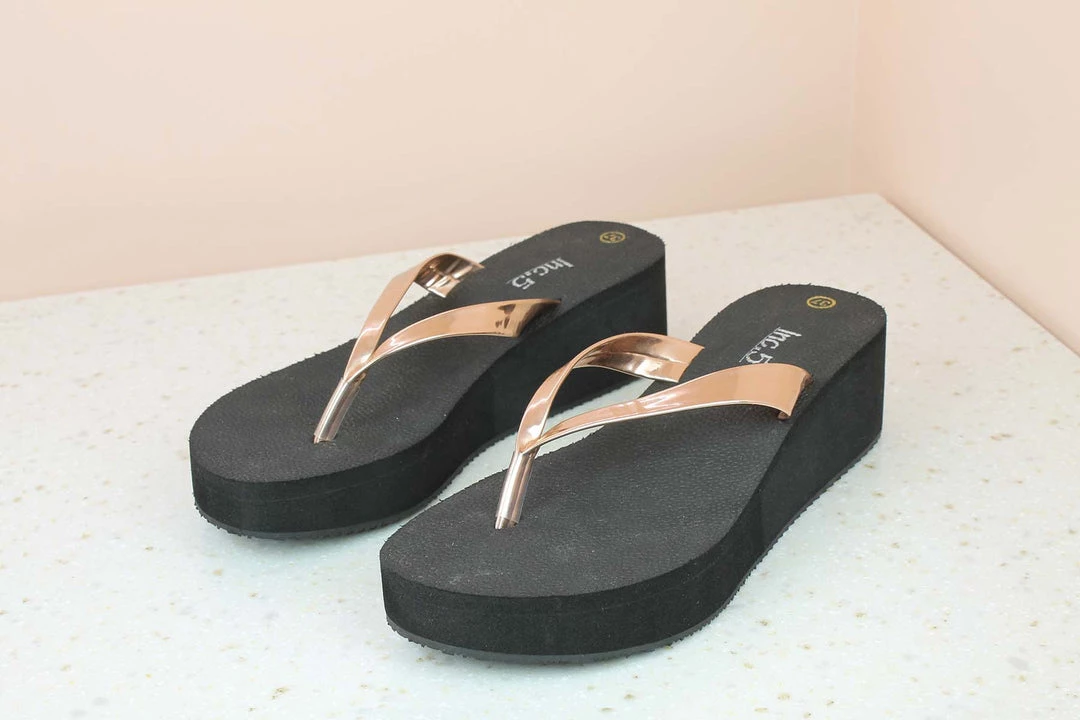 Inc.5 PLATFORM THONG-ROSE GOLD SALE 5 Inc.5 PLATFORM THONG-ROSE GOLD SALE