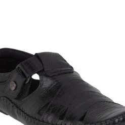 Buckaroo Adults-Men NEW CARLIN Leather Strollers Closed Sandal Fisherman Sandal