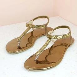 Inc.5 Party SANDAL THONG - ANT GOLD