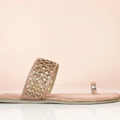 Inc.5 SALE JEWEL TOE POST-PEACH