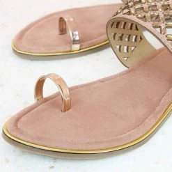 Inc.5 SALE JEWEL TOE POST-PEACH
