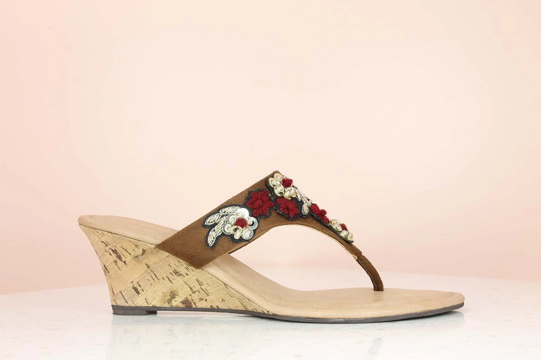 Inc.5 CROCHET ZARDOZI THONG-TAN 4 Inc.5 CROCHET ZARDOZI THONG-TAN