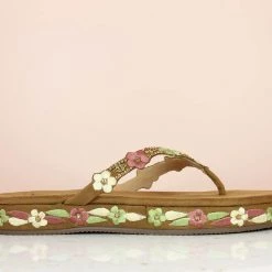 Inc.5 EMBROIDERY THONG-TAN SALE