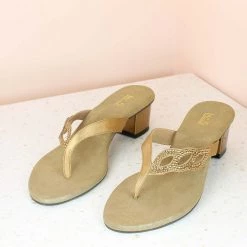 Inc.5 DIAMOND LEAF THONG - ANT GOLD SALE