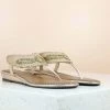 Inc.5 Ethnic EMBROIDED FLAT SANDAL-SULTAN