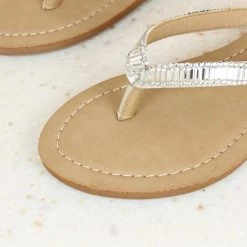 Inc.5 SALE FLAT CRYSTAL THONG