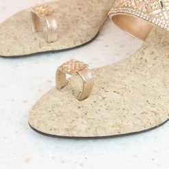 Inc.5 DIAMOND TOE POST VEDGE-ROSE GOLD SALE