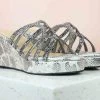 Inc.5 CRYSTAL DIAMOND PLATFORM MULE-GUN METAL SALE