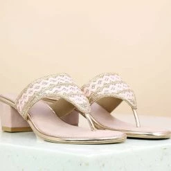 Inc.5 PARTY WEAR THONG-ROSE GOLD SALE