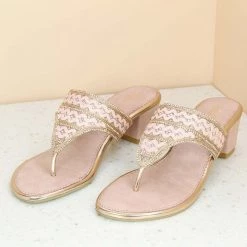 Inc.5 PARTY WEAR THONG-ROSE GOLD SALE