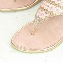 Inc.5 PARTY WEAR THONG-ROSE GOLD SALE