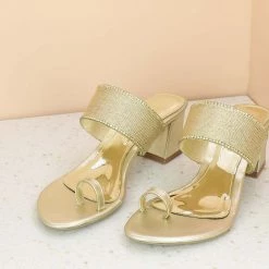 Inc.5 EMBROIDED ETHNIC TOE POST-GOLD