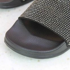 Inc.5 FLAT CASUAL PU MULE-BLACK