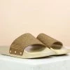 Inc.5 SALE FLAT PU MULE-TAN