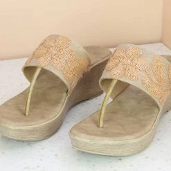 Inc.5 SEQUIN WORK PLATFORM - BEIGE SALE 9 Inc.5 SEQUIN WORK PLATFORM - BEIGE SALE