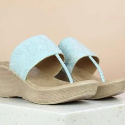 Inc.5 SEQUIN WORK PLATFORM - BLUE SALE