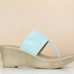 Inc.5 SEQUIN WORK PLATFORM - BLUE SALE