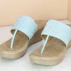 Inc.5 SEQUIN WORK PLATFORM - BLUE SALE