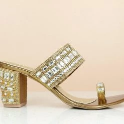 Inc.5 BLOCK HEEL DIAMOND TOE POST 8 Inc.5 BLOCK HEEL DIAMOND TOE POST