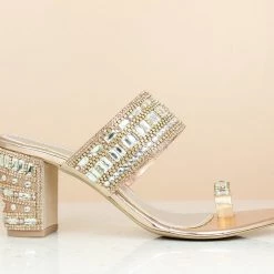 Inc.5 BLOCK HEEL DIAMOND TOE POST