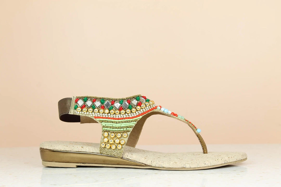 Inc.5 EMBROIDED SANDAL 5 Inc.5 EMBROIDED SANDAL