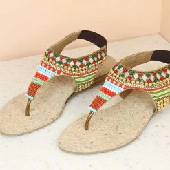 Inc.5 EMBROIDED SANDAL 9 Inc.5 EMBROIDED SANDAL