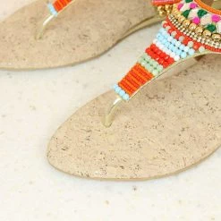 Inc.5 EMBROIDED SANDAL