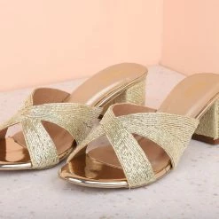 Inc.5 Embroidery BLOCK HEEL EMBROIDED MULES 8 Inc.5 Embroidery BLOCK HEEL EMBROIDED MULES