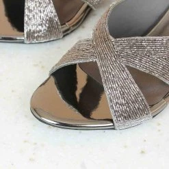 Inc.5 Embroidery BLOCK HEEL EMBROIDED MULES