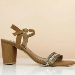 Inc.5 BLOCK HEEL SANDAL - TAN